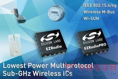 Silicon Labs推出支持802.15.4/4g标准的最新Sub-GHz无线产品