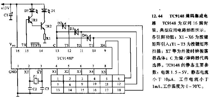 TC9148编码集成电路图