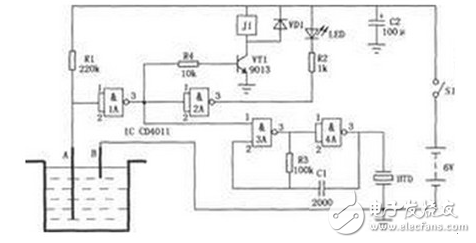 高低水位控制电路图大全