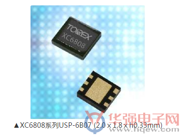 特瑞仕半导体推出锂离子聚合物2次电池充电IC XC6808系列产品