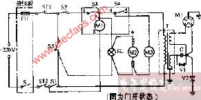 海尔HR-8805T机械式微波炉电路图