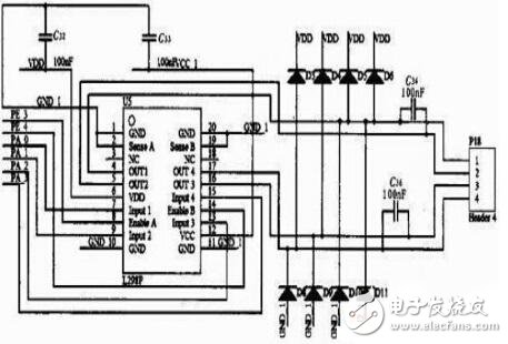 基于Atmega128单片机无人车控制系统电路设计