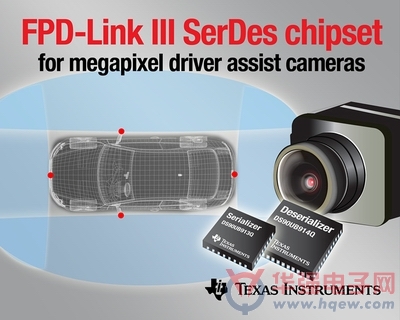 德仪推出新品壮大FPD-Link III 汽车级芯片组产品阵营