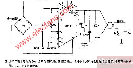 传感器过压浪涌保护电路图
