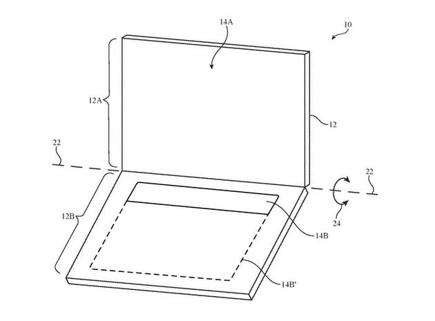 苹果一批新专利曝光：MacBook或将取消键盘