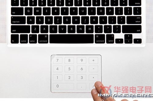 笔记本触摸板变身数字键盘
