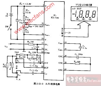 DM6018型AD转换电路图