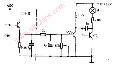 指示灯调谐指示电路图