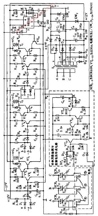 DGK型三相异步电机节电器电路图
