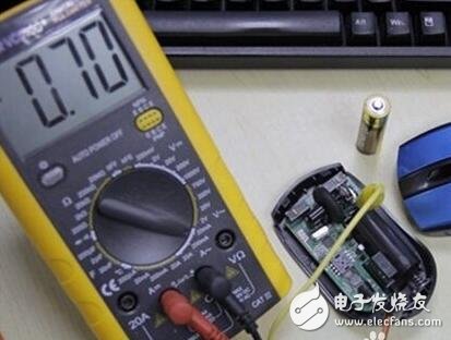数字万用表测电流原理_数字万用表怎么测电流_数字万用表测电流图解