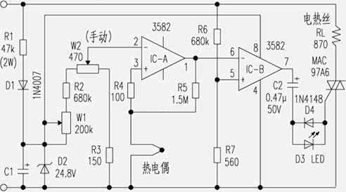 恒温电烙铁的工作原理及制作方法