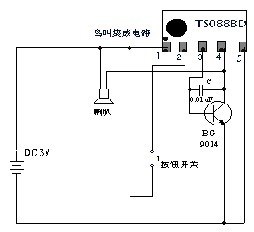 模拟鸟叫电路原理图