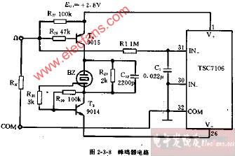 DT810型蜂鸣器电路图