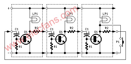 LED或灯序电路--LEDs or Lamps Sequen