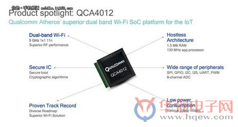 高通：发布QCA4012芯片 布局低功耗智能家居