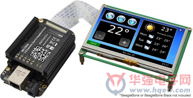 e络盟推出针对BeagleBone系列开发板的触摸屏功能扩展模块
