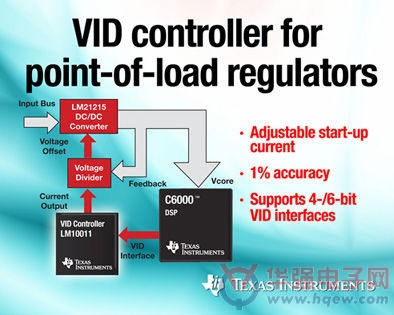 TI业界首款支持VID接口的电源管理控制器
