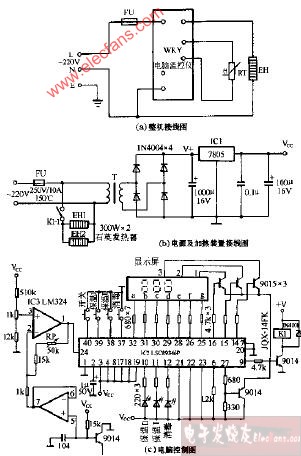 康宝SDX-51A(52A)系列电脑式消毒柜电路图