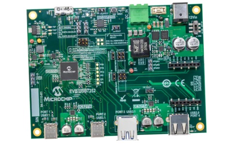 Microchip Technology USB7252 4端口Gen2 SmartHub评估板的介绍及特性