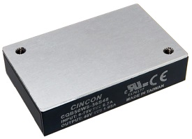 Cincon CQB50W8 50W隔离式DC-DC转换器的介绍、特性、应用领域及功率降额曲线