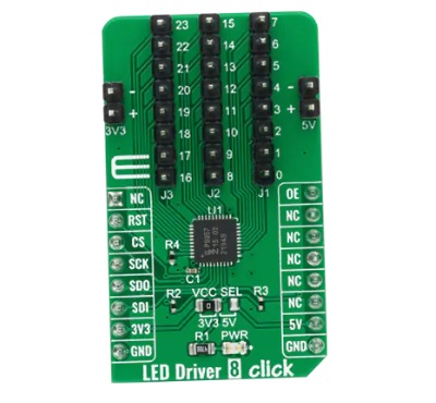 Mikroe LED驱动器8 Click的介绍、特性、应用领域以及结构