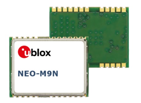 u-blox NEO-M9N-00B GNSS接收器模块的介绍、特性、原理图及引脚功能