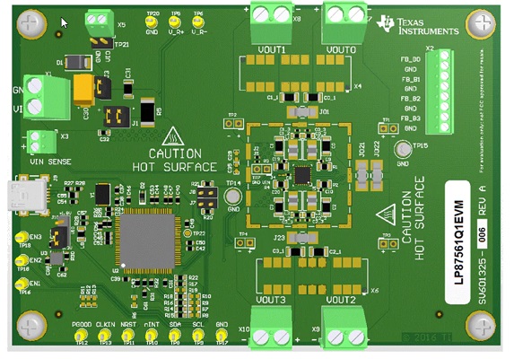 Texas Instruments LP8756xQ1EVM评估模块 (EVM)
