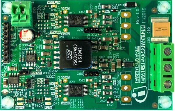 EVAL1ED3491MX12M评估板特性介绍，用于双脉冲测试和评估