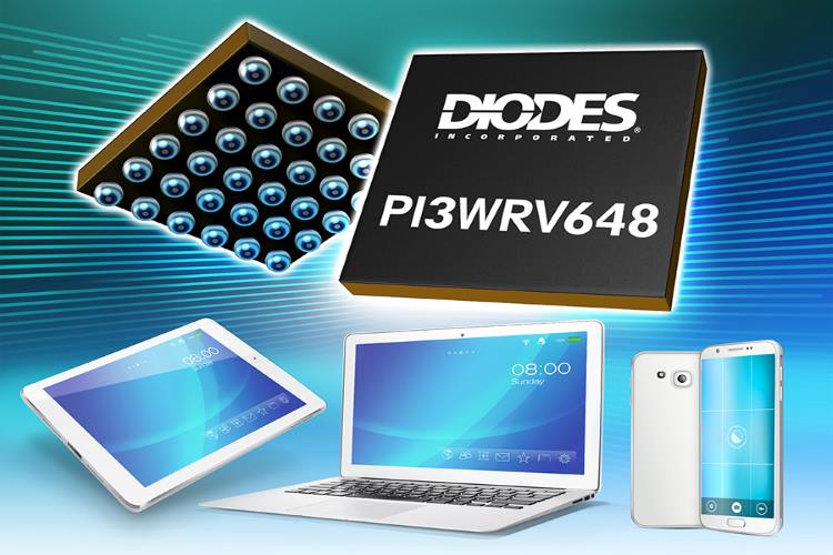 PI3WVR648-高速五通道MIPI开关-技术规格