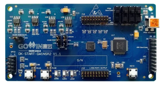 GOWIN开发电路板DK-START-GW1NSR2 V1.1 介绍_特性_接口功能结构图及组成部件