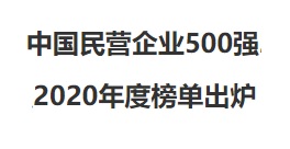 中国民营企业500强2020年度榜单出炉，揭晓位于广东省的企业有多少？