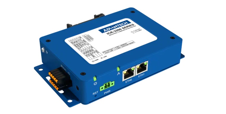 Advantech ICR-3201局域网网关介绍_特性_规格尺寸_接口功能图及应用