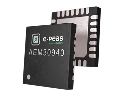 集成的环境能量管理器 - e-peas射频能量收集IC AEM30940的介绍、特性及电路图