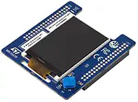 X-NUCLEO-GFX01M1 SPI显示扩展板，为STM32 Nucleo板增加了图形用户界面功能