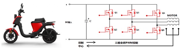 微碧半导体VBsemi MOSFET交通运输领域应用及电路原理图
